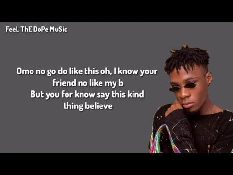 Joeboy - Don't Call Me Back (Lyrics)Ft. Mayorkun background