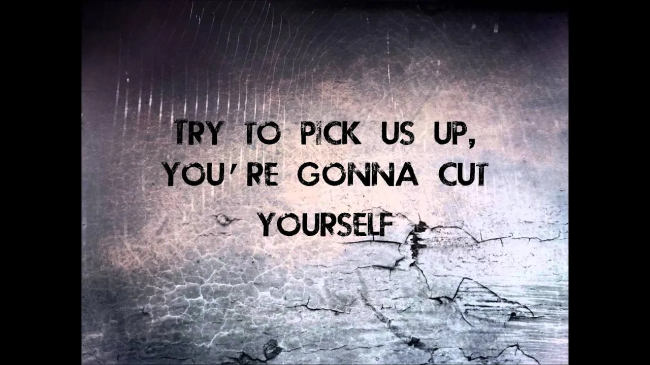 Broken Glass - Three Days Grace (Lyrics) background