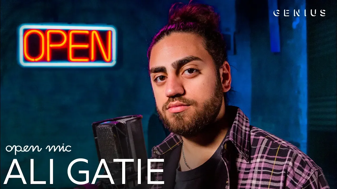 Ali Gatie "What If I Told You That I Love You" (Live Performance) | Open Mic background