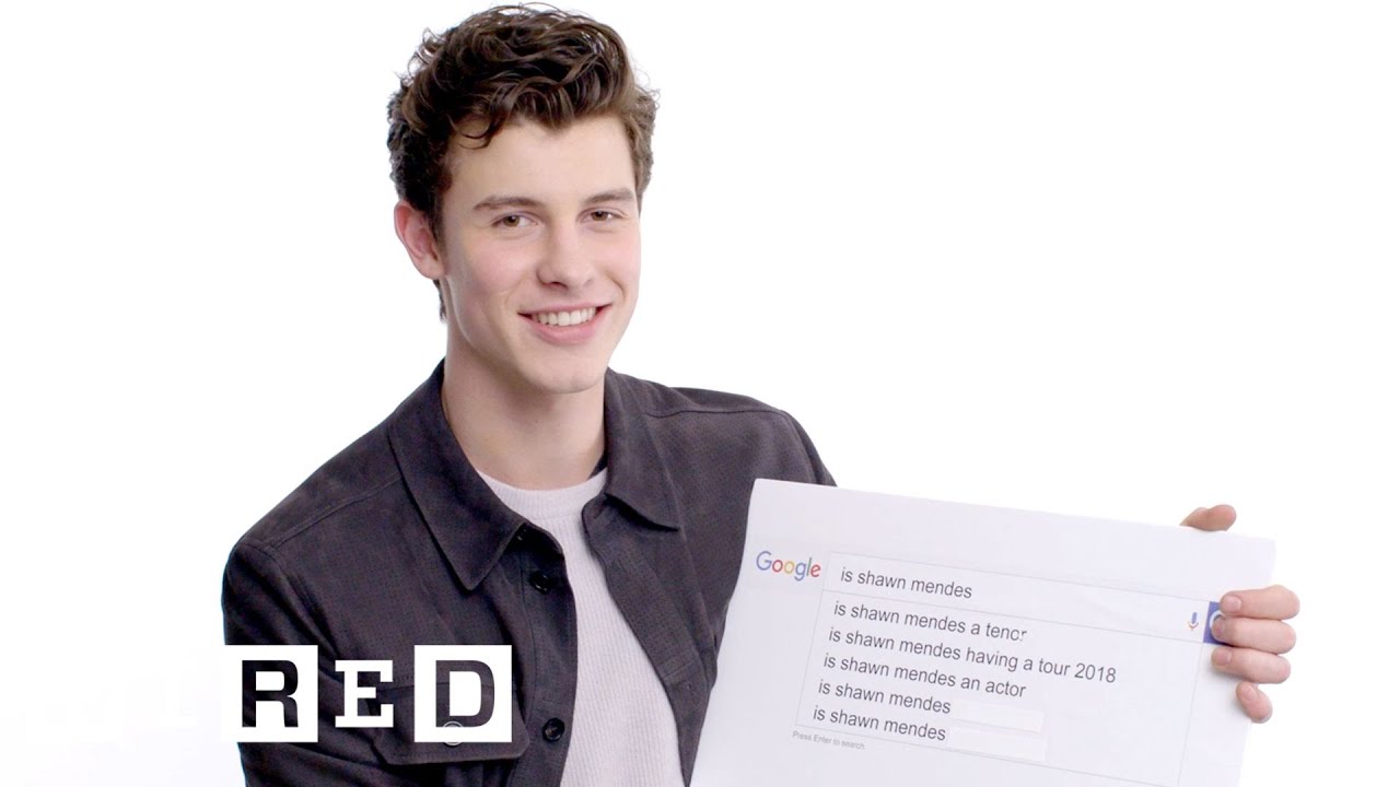 Shawn Mendes Answers the Web's Most Searched Questions | WIRED background