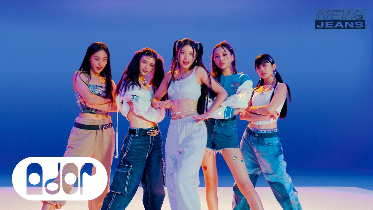 NewJeans (뉴진스) 'Hype Boy' Official MV (Performance ver.1) background