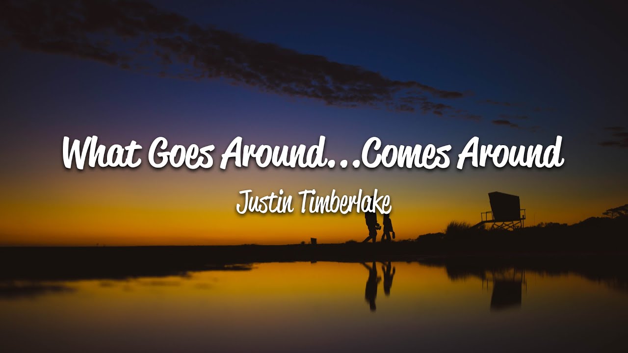 Justin Timberlake - What Goes Around...Comes Around (Lyrics) background