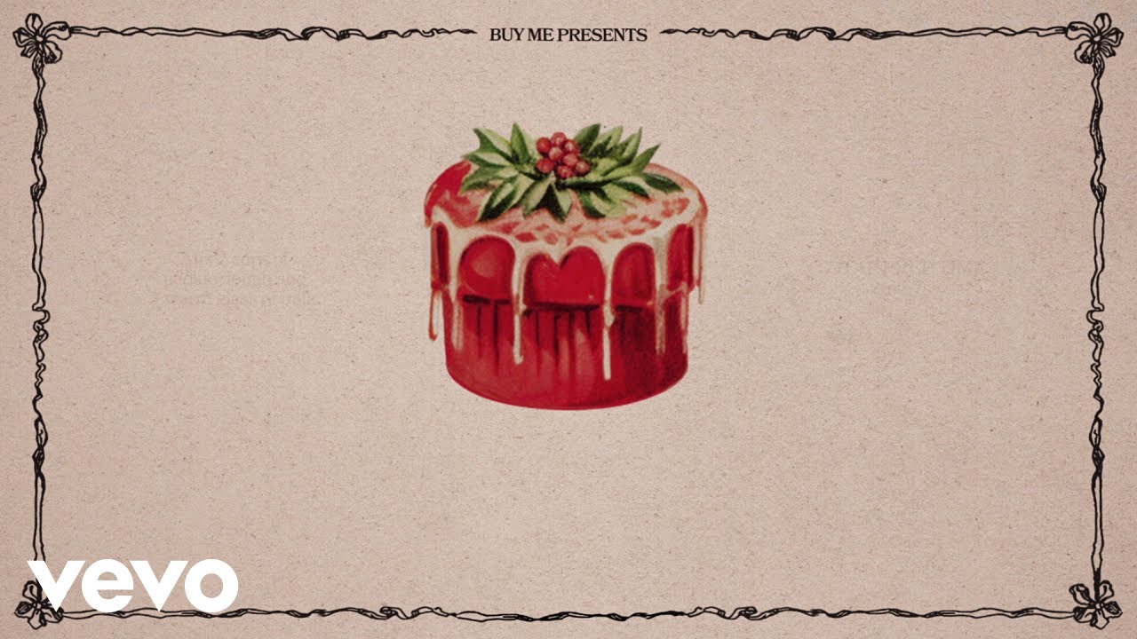 Sabrina Carpenter - buy me presents (Lyric Video) background