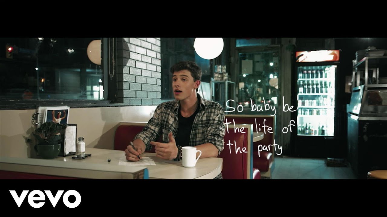 Shawn Mendes - Life Of The Party (Official Lyric Video) background