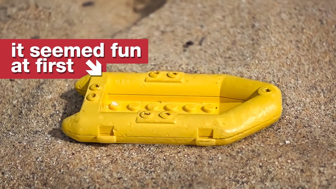 The beach where Lego keeps washing up background