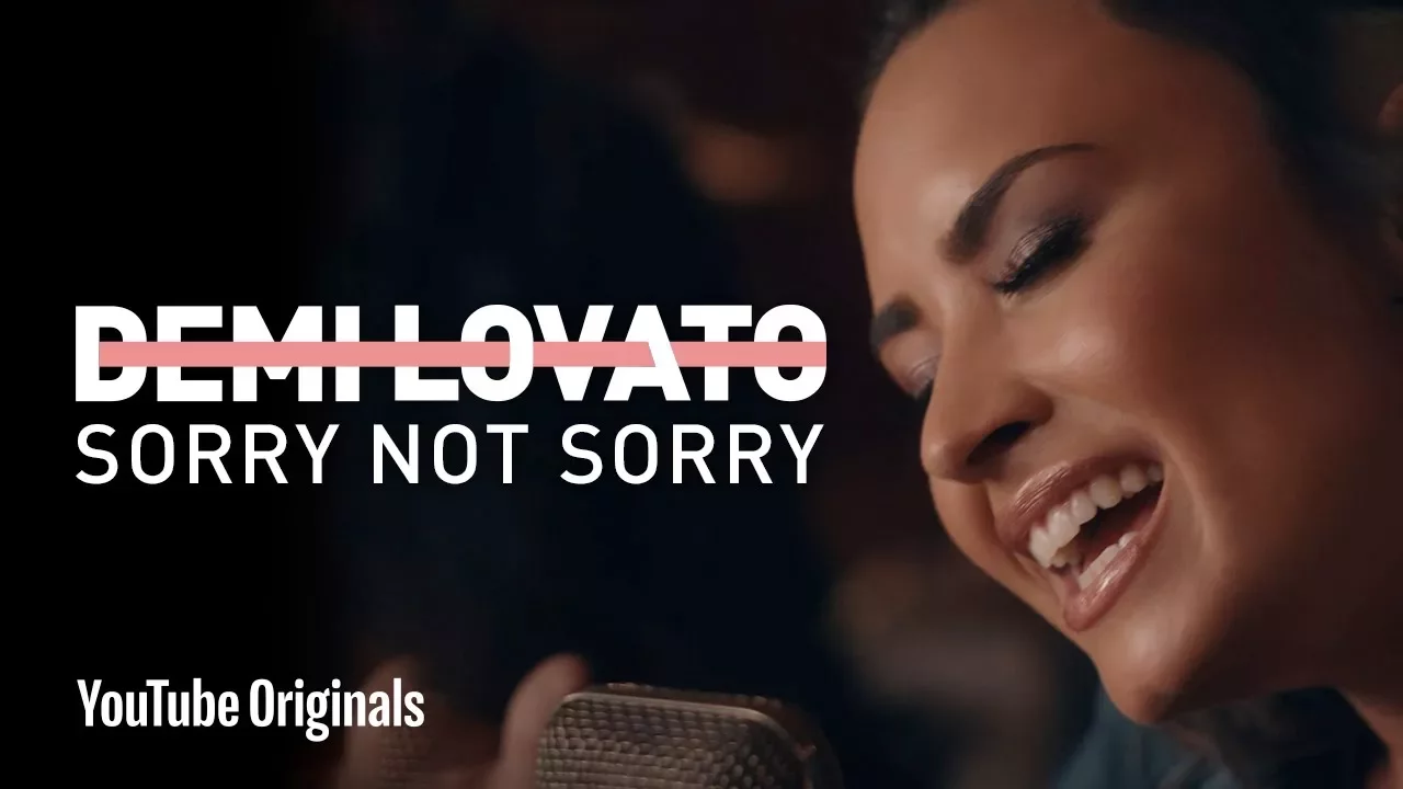 Demi Lovato - "Sorry Not Sorry" Live in the Studio background