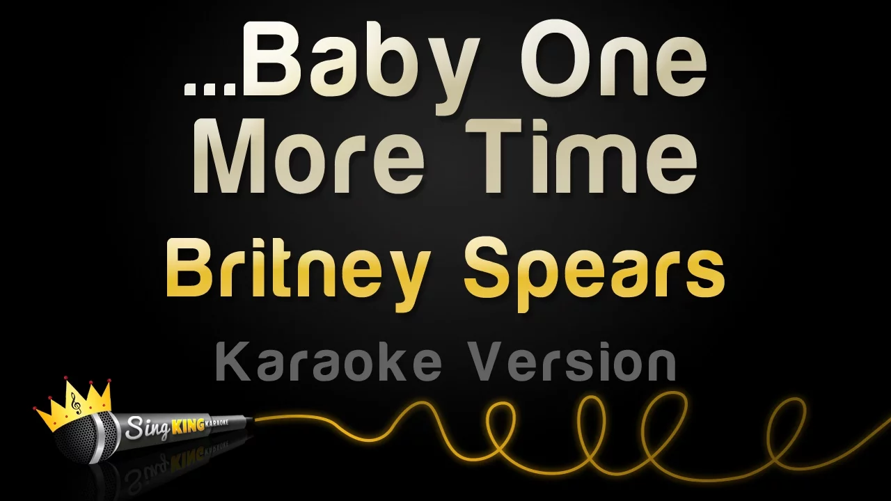 Britney Spears - ...Baby One More Time (Karaoke Version) background