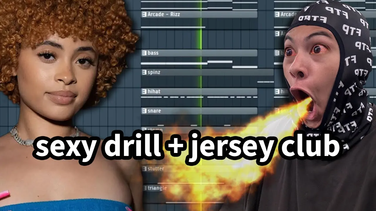 making SEXY DRILL and JERSEY CLUB background