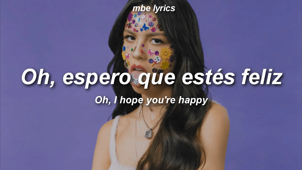 Olivia Rodrigo - Happier | Sub Español / Lyrics background