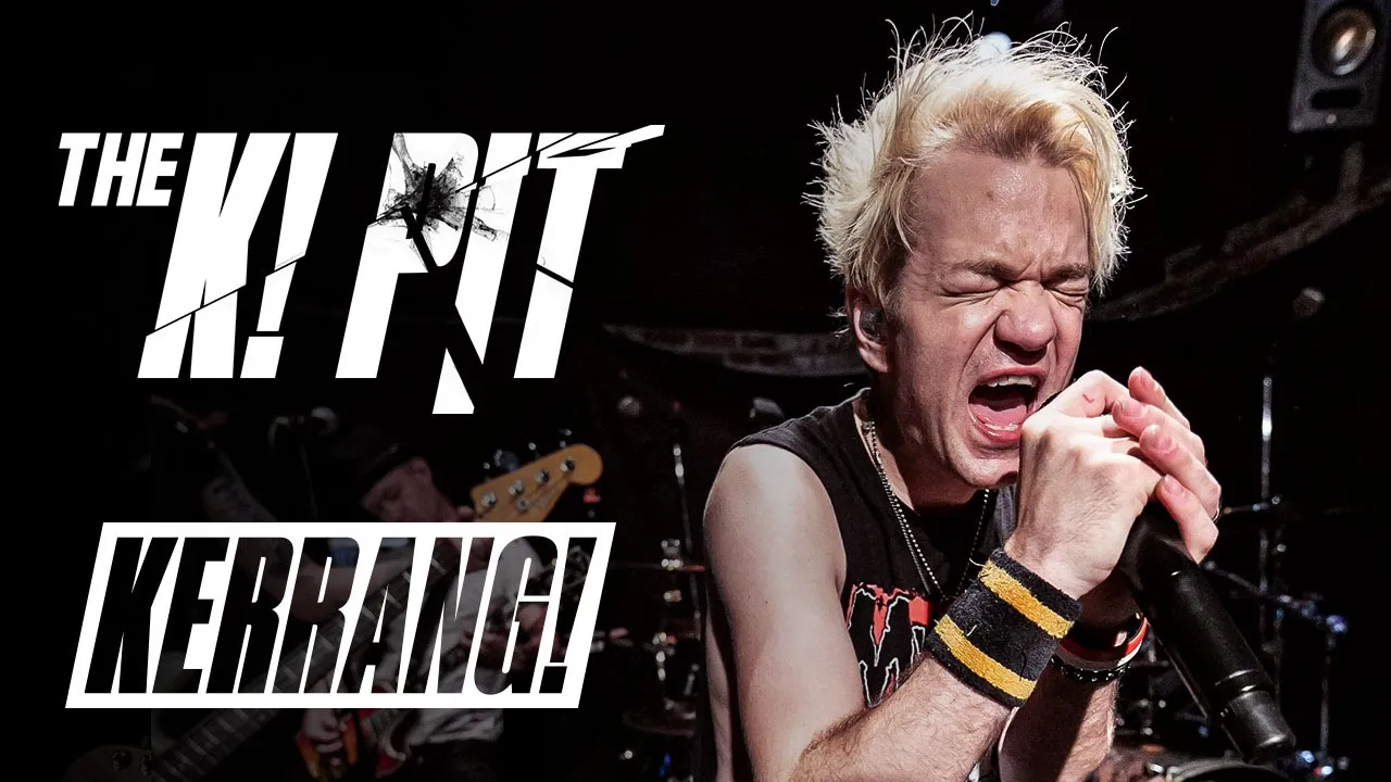 SUM 41 live in The K! Pit (tiny dive bar show) poster — similar to TRAINWRECKORDS: "Cut the Crap" by The Clash