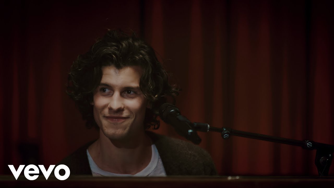 Shawn Mendes - Can't Take My Eyes Off You in the Live Lounge backdrop