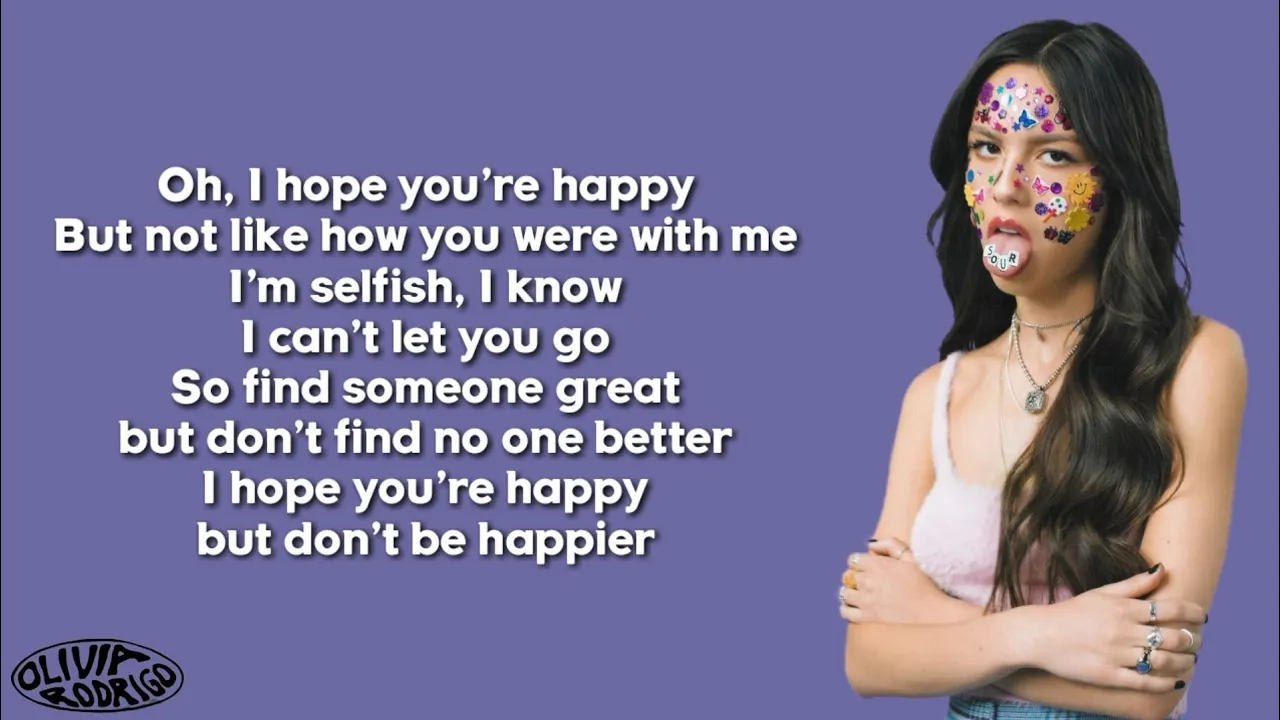 Olivia Rodrigo - happier (Lyrics) background