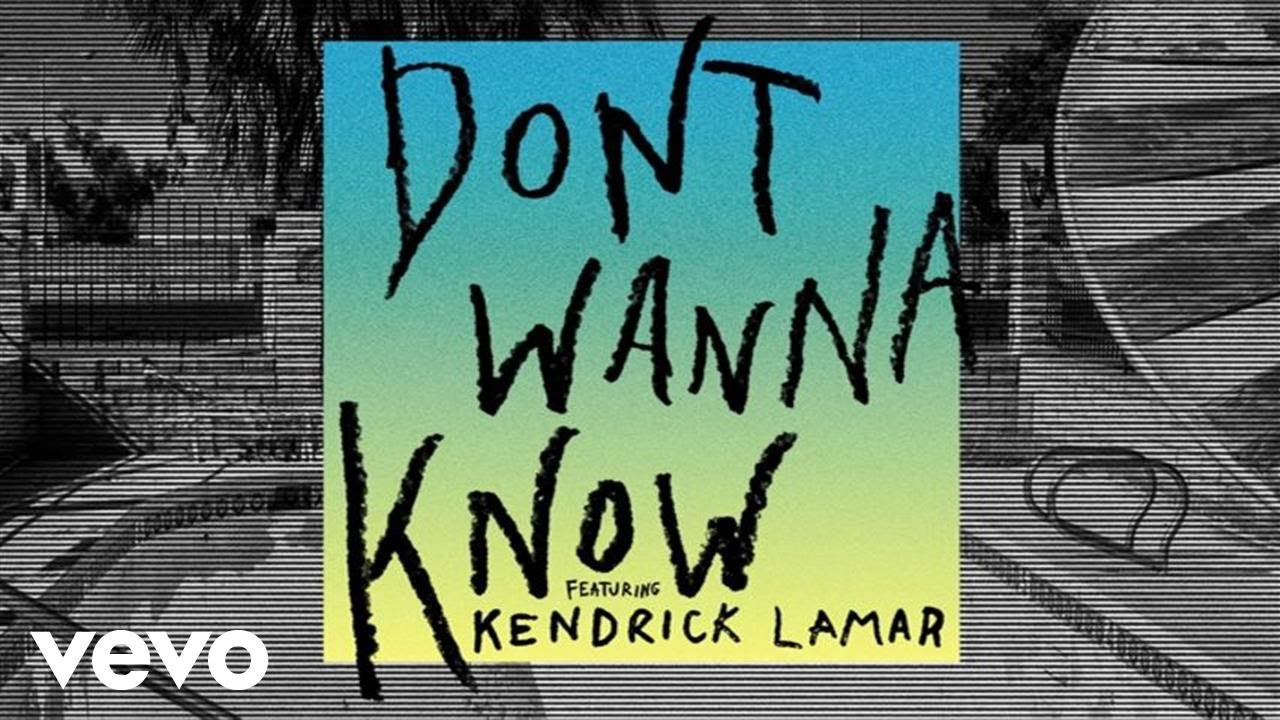 Maroon 5 - Don't Wanna Know ft. Kendrick Lamar (Audio) background