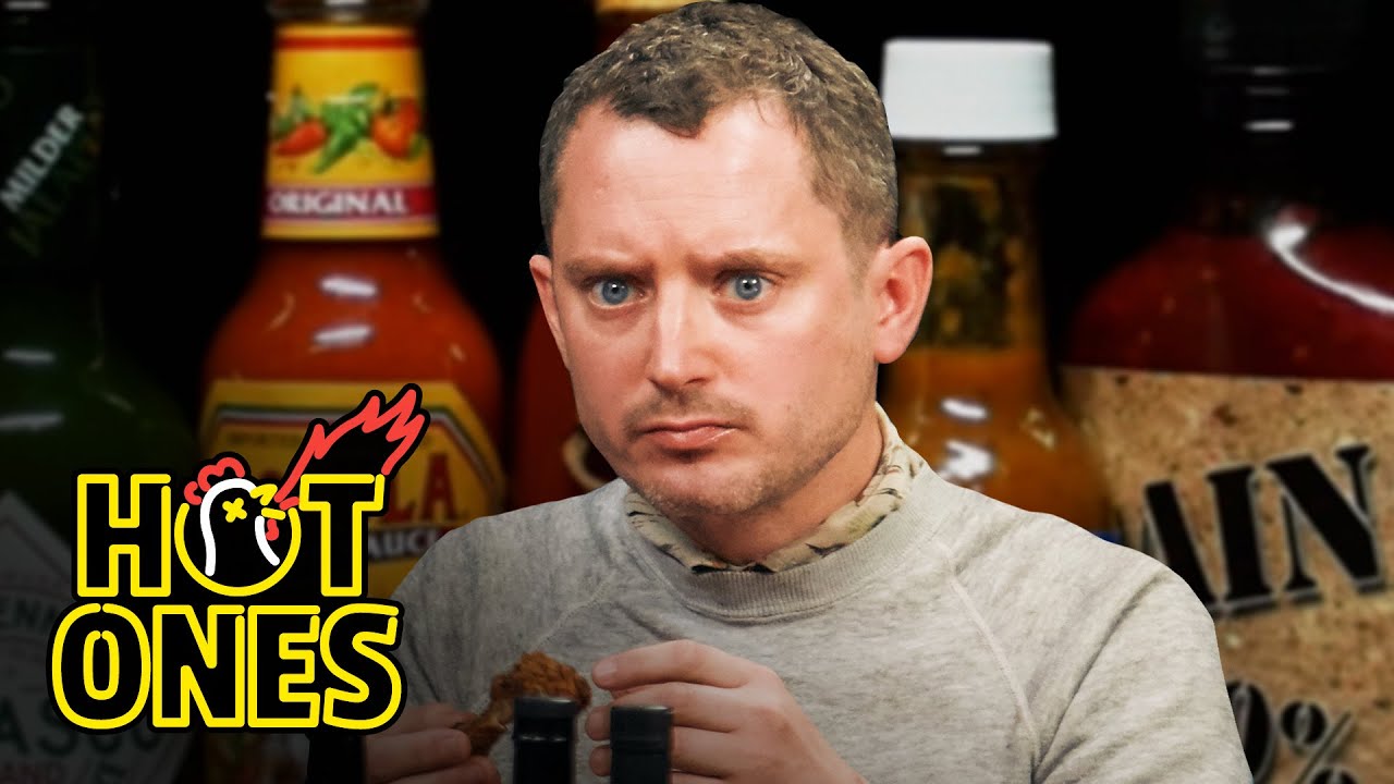 Elijah Wood Tastes the Lava of Mount Doom While Eating Spicy Wings | Hot Ones (2021) | Watch on Movi47