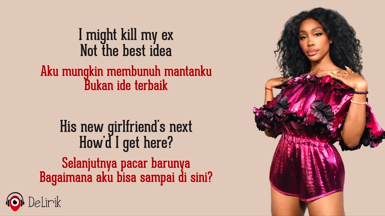 Kill Bill - SZA (Lirik Lagu Terjemahan) ~ I might kill my ex backdrop