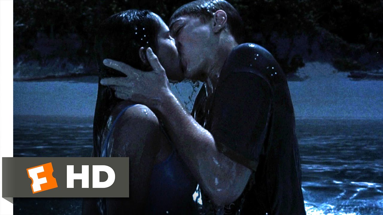 The Beach (2/5) Movie CLIP - Night Swimming (2000) HD background