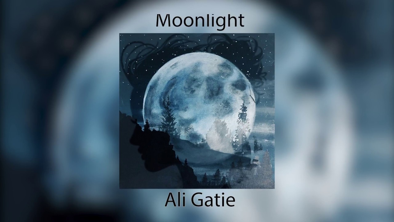 Ali Gatie - Moonlight (Lyrics) Prod Adriano background