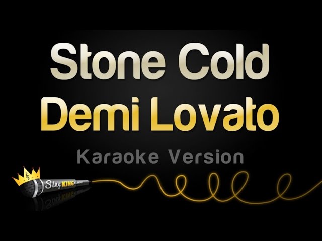 Demi Lovato - Stone Cold (Karaoke Version) background
