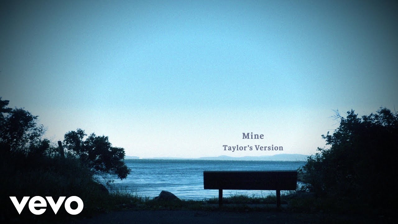 Taylor Swift - Mine (Taylor's Version) (Lyric Video) background