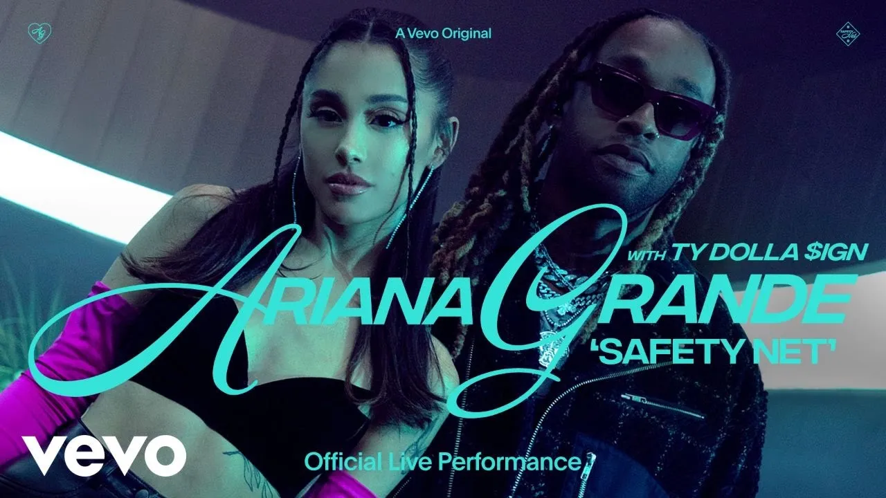 Ariana Grande - safety net ft. Ty Dolla $ign (Official Live Performance) | Vevo background