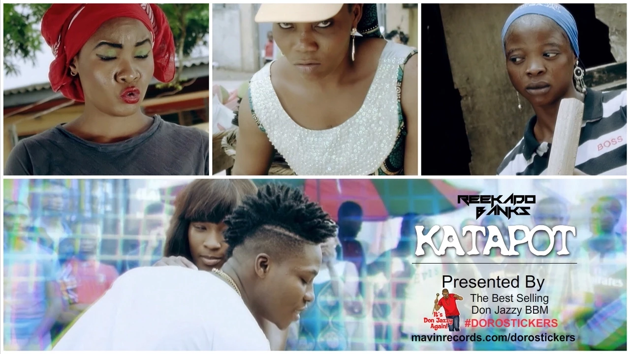 Reekado Banks - Katapot ( Official Music Video ) background