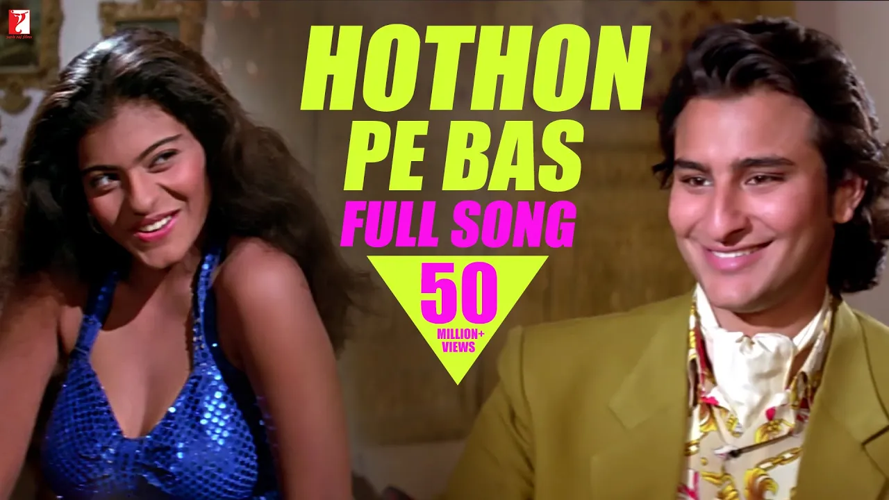 Hothon Pe Bas | Full Song | Yeh Dillagi | Saif Ali Khan | Kajol | Lata Mangeshkar | Kumar Sanu background