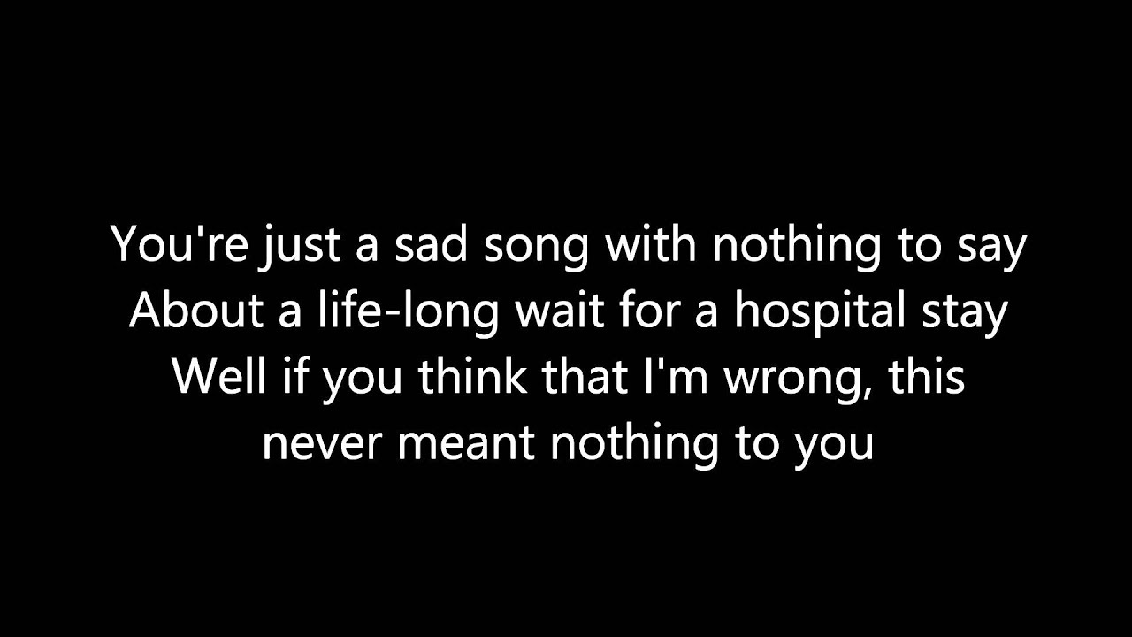 Disenchanted - Lyrics - My Chemical Romance background