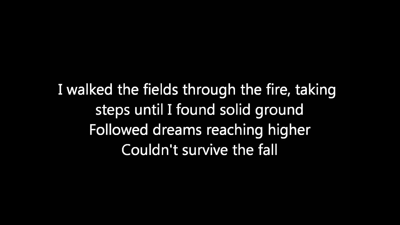 Avenged Sevenfold - Buried Alive - Lyrics background