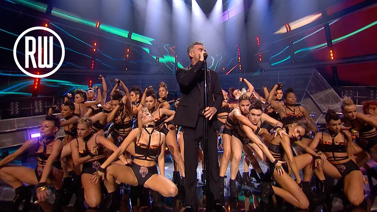 Robbie Williams | BRIT Awards 2017 | The Heavy Entertainment Show Medley background