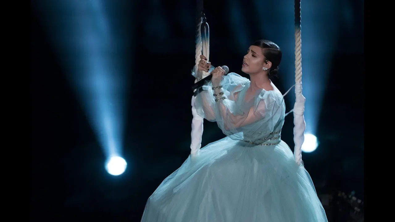 Sofia Carson "Part of Your World" Performance - Mickey's 90th Spectacular background