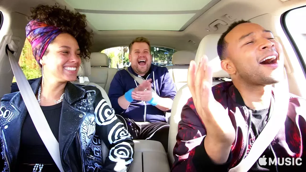 Carpool Karaoke: The Series — Alicia Keys and John Legend — Apple TV app background