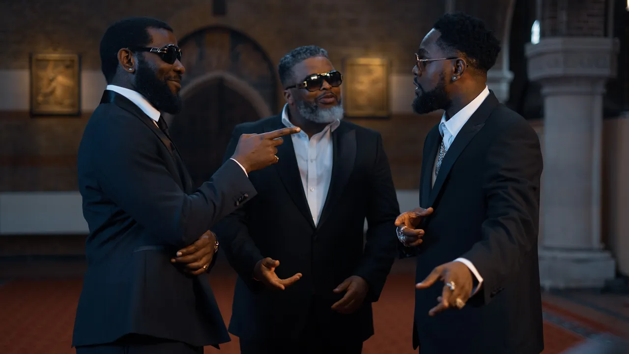 Larry Gaaga, Patoranking & ODUMODUBLVCK — 'Devil Wears White' (Official Music Video)