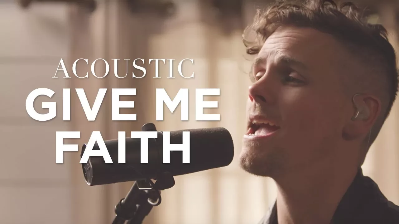 Give Me Faith | Acoustic | Elevation Worship background
