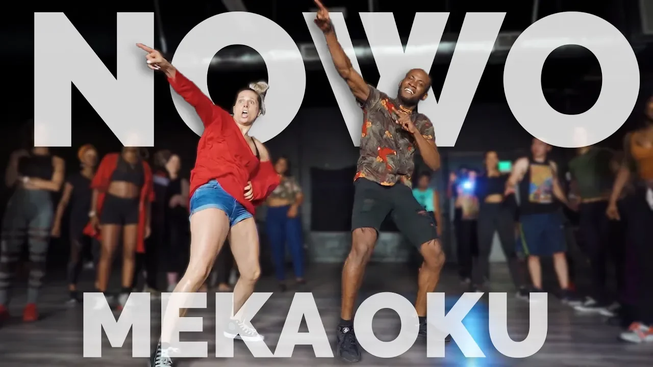DJ Spinall & Wizkid - Nowo | Meka Oku Afro Dance Choreography background