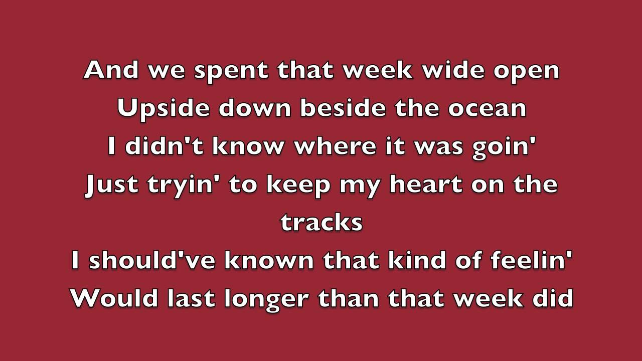 Luke Bryan "Roller Coaster" - Lyrics