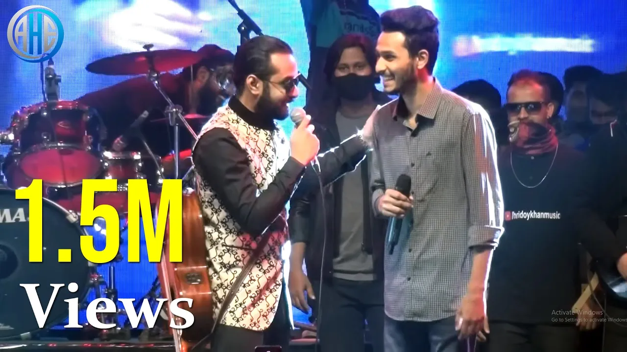 Live Stage ব্যর্থ প্রেমের স্টোরি শুনে হৃদয় খানের স্পেশাল গিফট পাইল অচেনা ছেলে - New Love Story 2022 background