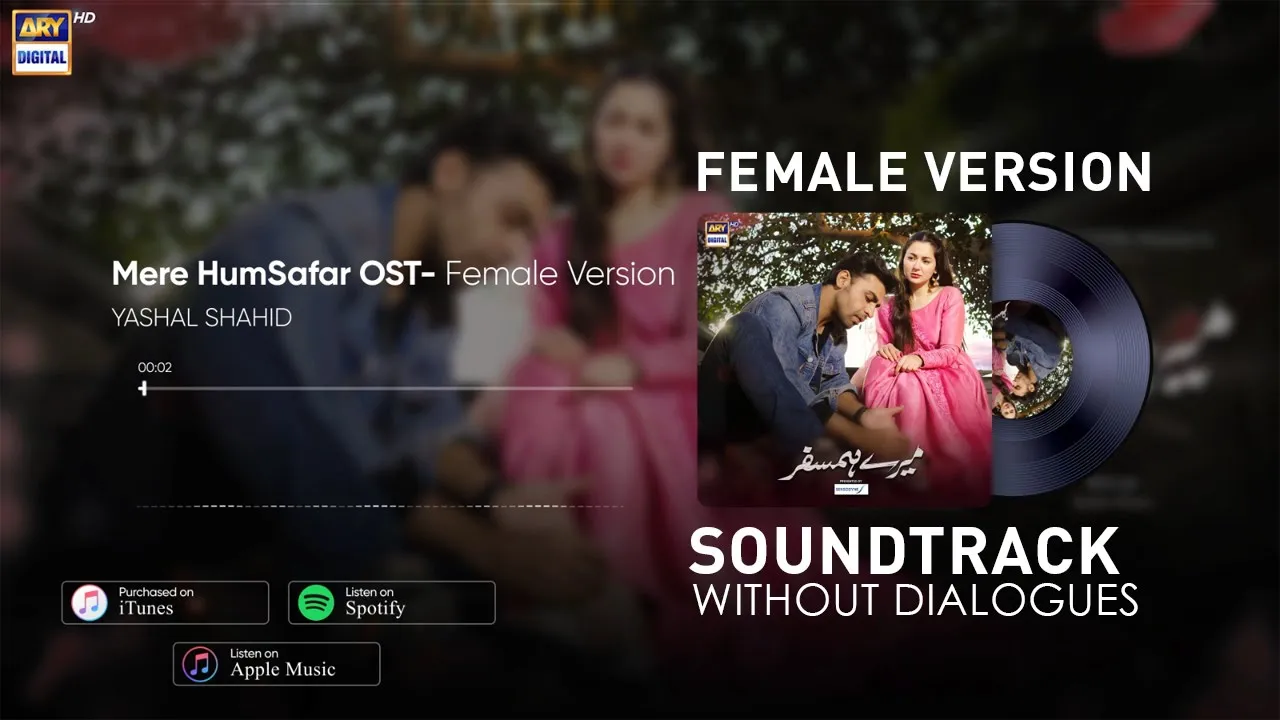 Mere HumSafar OST | Female Version | Yashal Shahid (Audio) ARY Digital background