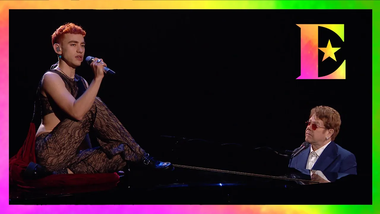 Elton John and Years & Years – It’s a Sin (BRIT Awards 2021 Performance) background