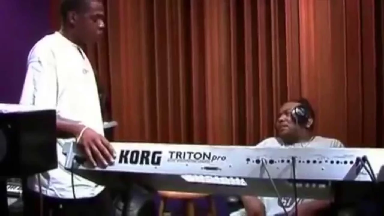 Inspiration: Jay-Z & Timbaland in the Studio backdrop
