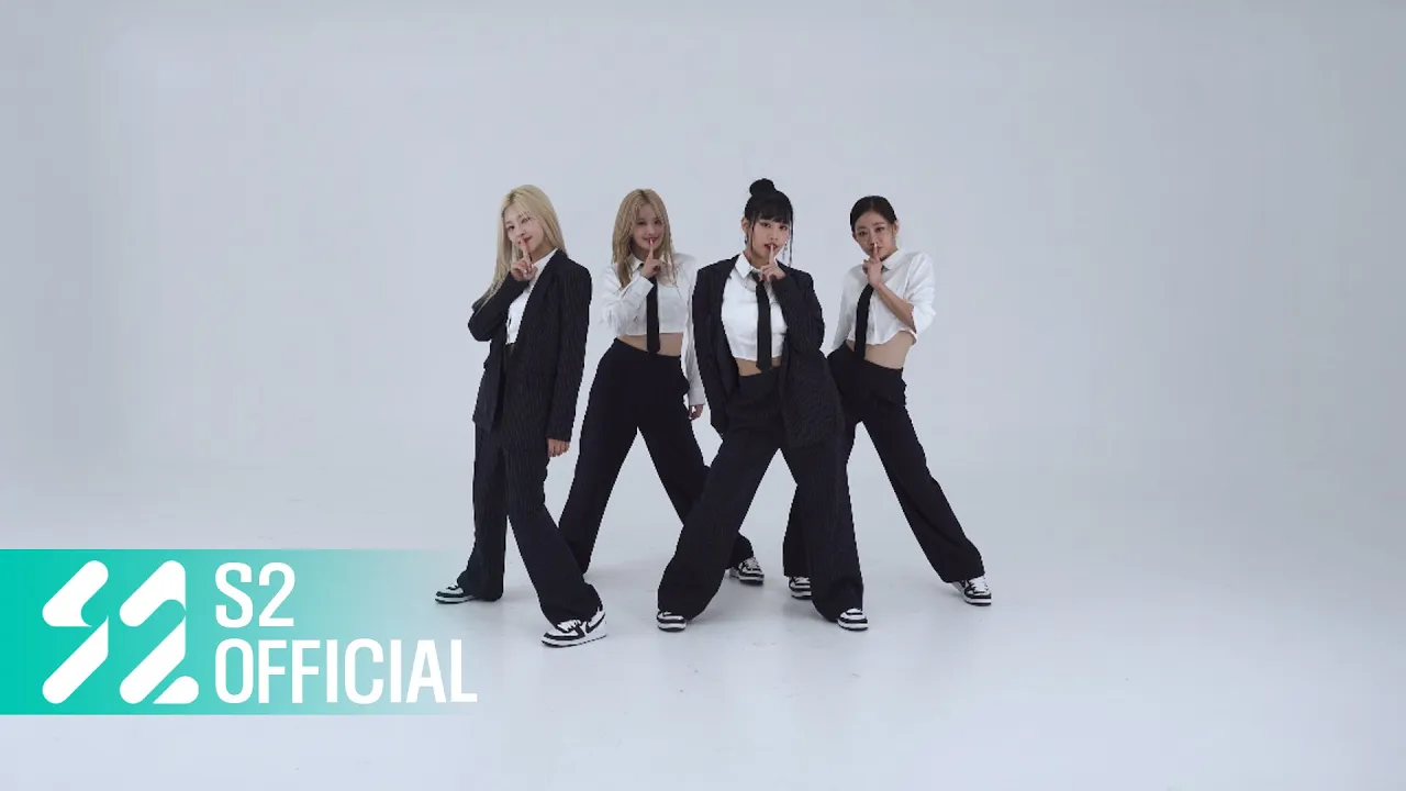 KISS OF LIFE (키스오브라이프) | '쉿 (Shhh)' Dance Practice (Suit Ver.) background