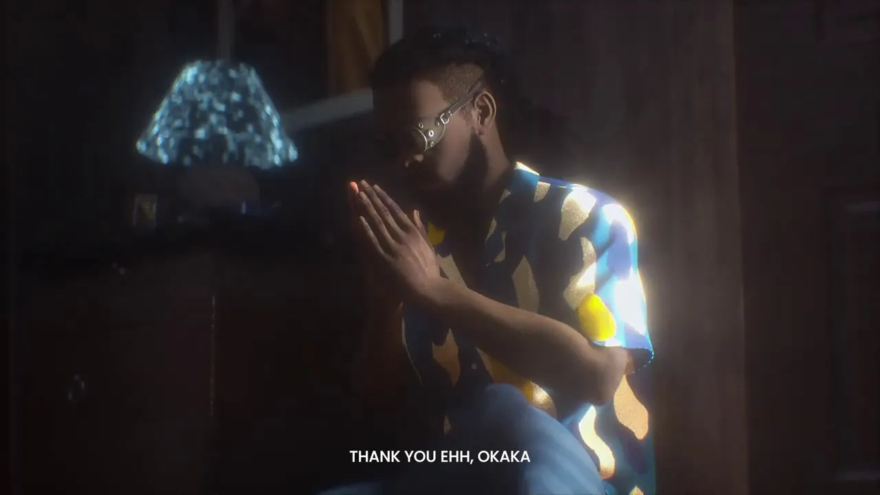 Timaya - Okaka (Lyrics Visualizer) background