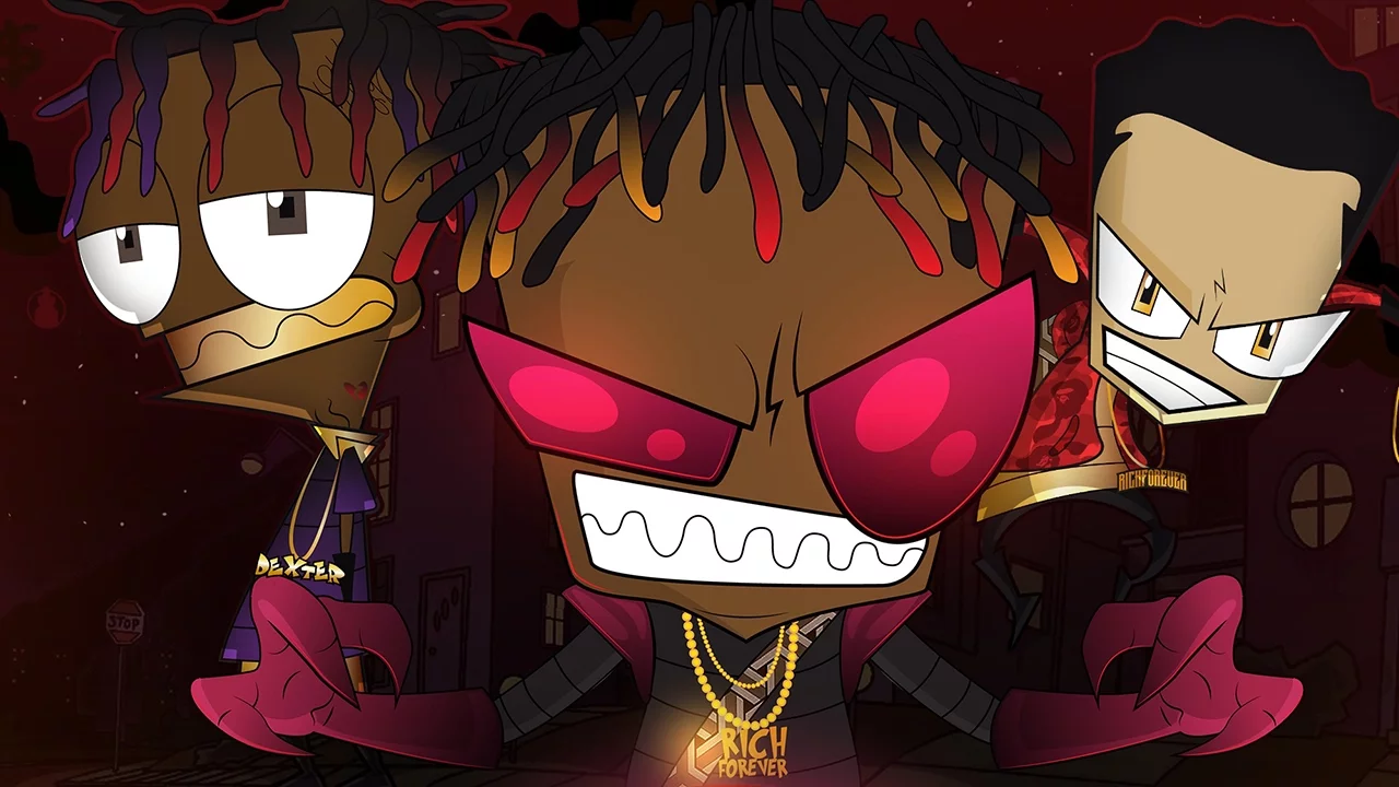 Swoosh God, Famous Dex & Rich The Kid - Get Out My Face background