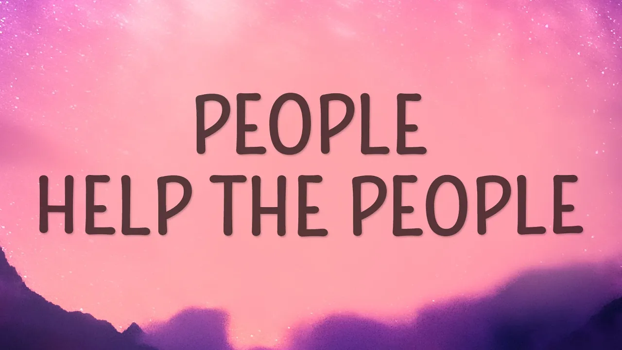 Birdy - People Help The People (Lyrics) background