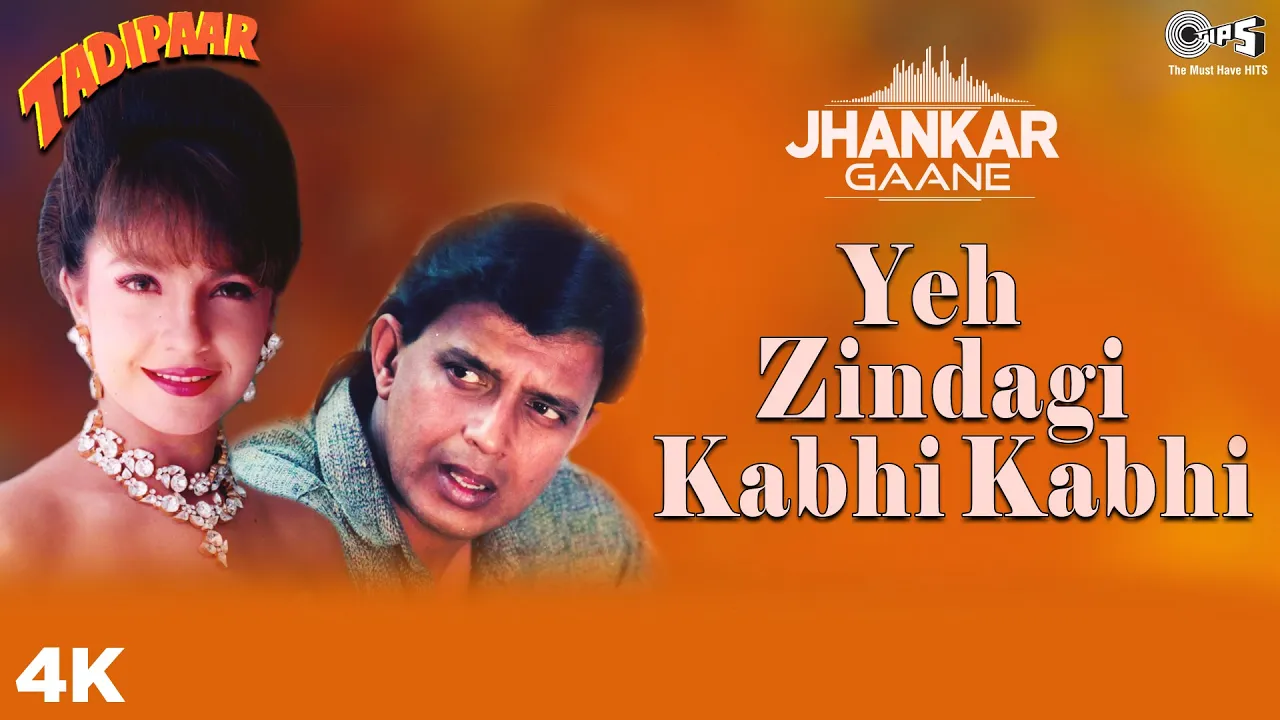 90's Hit Song | Yeh Zindagi Kabhi Kabhi (Jhankar) - Tadipaar | S. P. Balasubrahmanyam, Alka Yagnik background