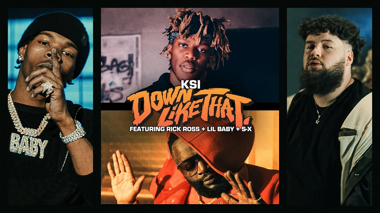 KSI – Down Like That feat. Rick Ross, Lil Baby & S-X (Official Video) background