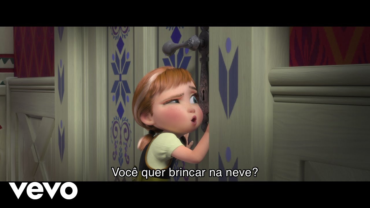 Quer Brincar Na Neve (De "Frozen: Uma Aventura Congelante"/Com letra) background