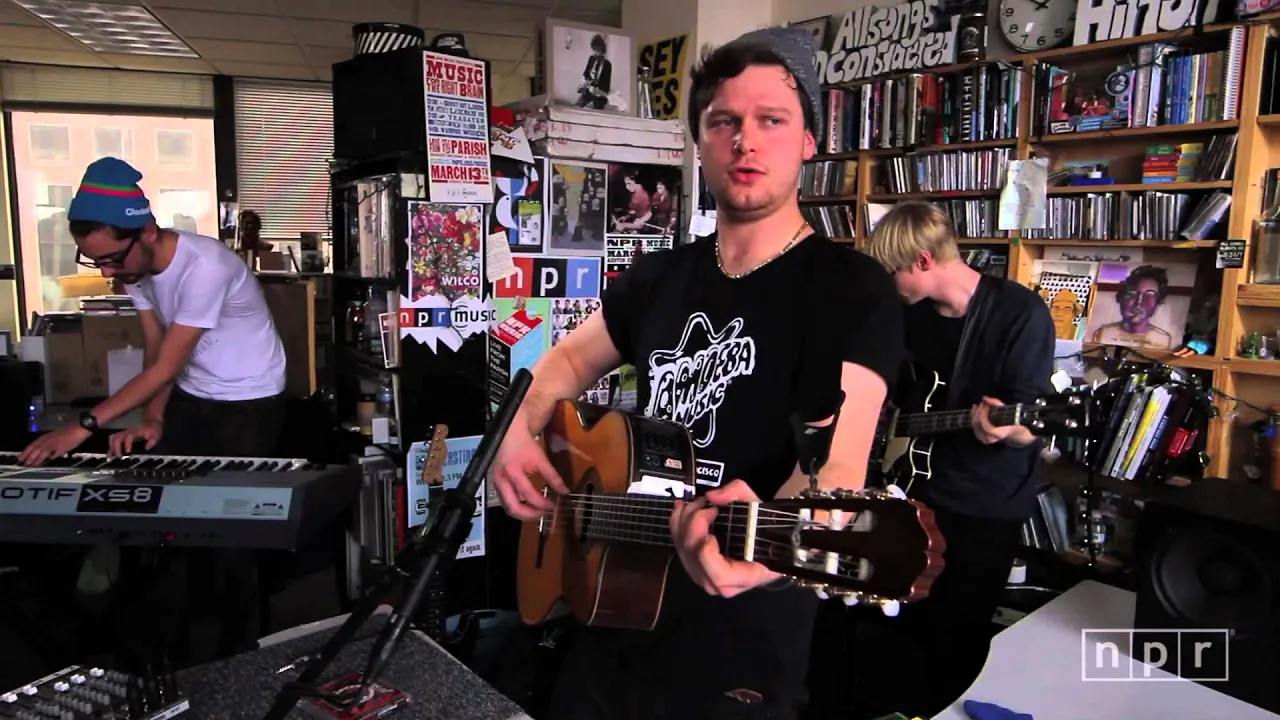 Alt-J: NPR Music Tiny Desk Concert background