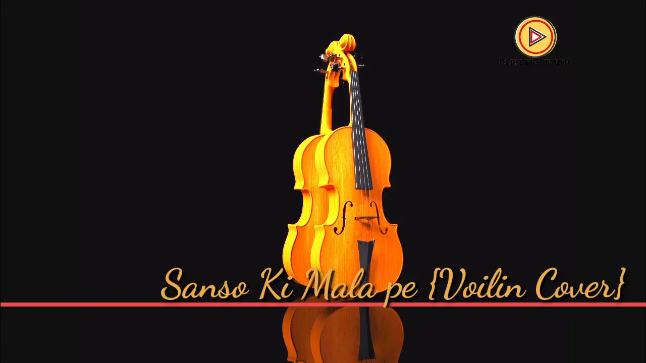 Sanso Ki Mala Pe {Violin Cover} ||Clipper Studio || Leo Twins background