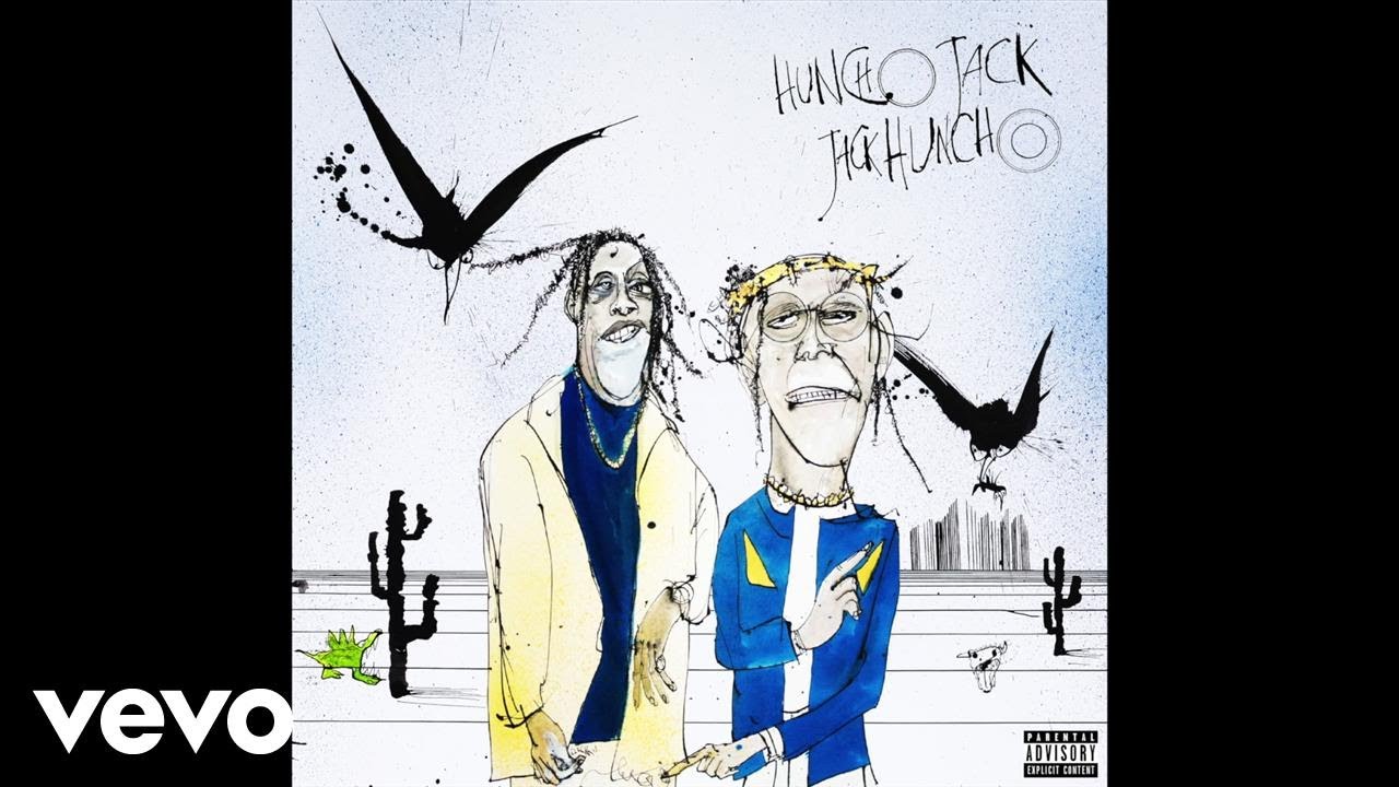 HUNCHO JACK, Travis Scott, Quavo - Saint Laurent Mask (Audio) background