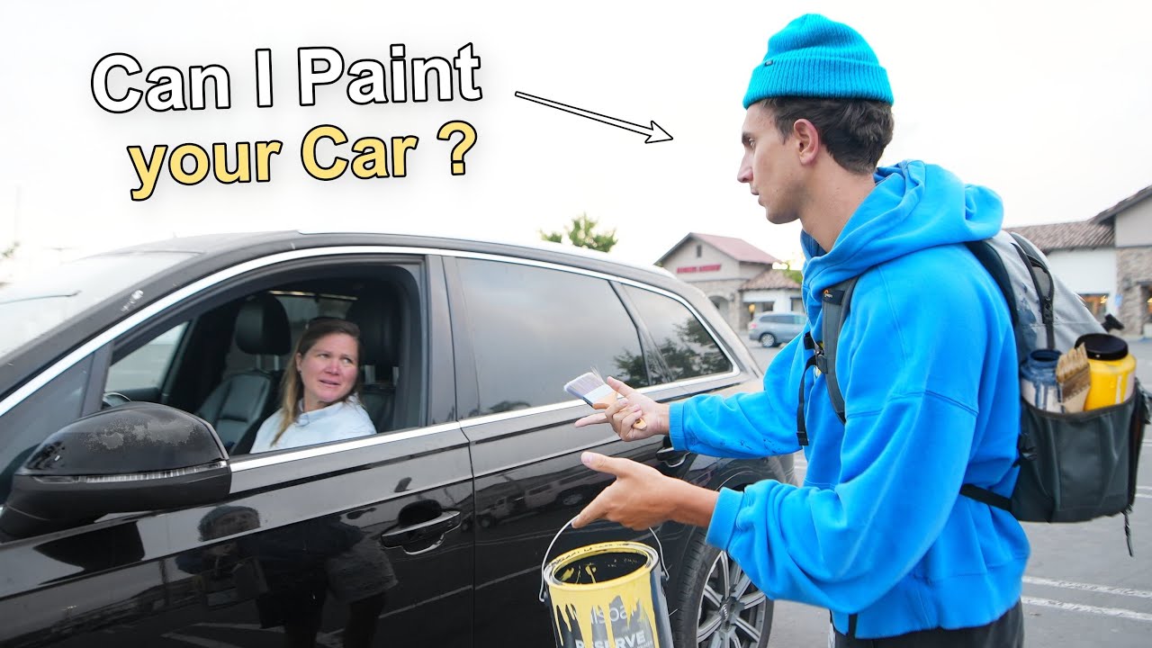 Asking Strangers to Paint THEIR Car... (2024) | Watch on Movi47